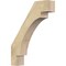 Ekena Millwork 6"W x 26"D x 34"H Merced Rough Sawn Knee Brace, Douglas Fir BRC06X26X34MRC00RDF - alternate 1